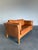 1970s Mid 20th Century Danish Cognac Leather Loveseat For Sale - Image 5 of 9