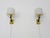 Minimalist Acrylic Glass and Granite Sconces, 1950s, Set of 2 For Sale - Image 9 of 9