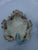 Vintage Hand-Painted Porcelain Leaf Dishes With Pink & Blue Stems - Set of 4 For Sale - Image 4 of 11