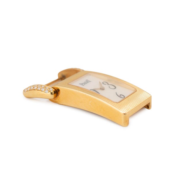 Piaget Ladies Piaget Miss Protocole 17mm 5322 18k Yellow Gold Diamond Quartz Watch For Sale - Image 4 of 10