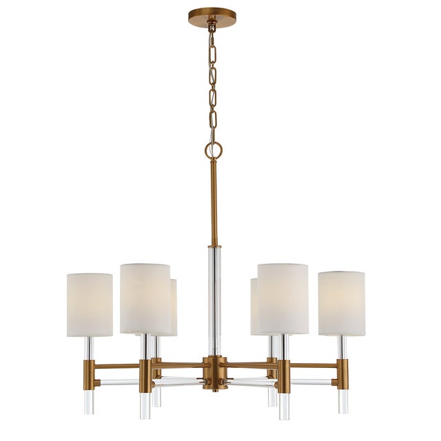 2020s Welkin 6 Light Modern Chandelier For Sale - Image 5 of 8