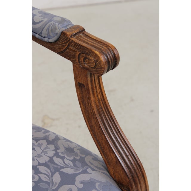 Set of 8 French Louis XVI Upholstered Dining Room Chairs For Sale - Image 14 of 18
