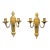 1920s Caldwell Gilt Bronze Sconces - A Pair For Sale