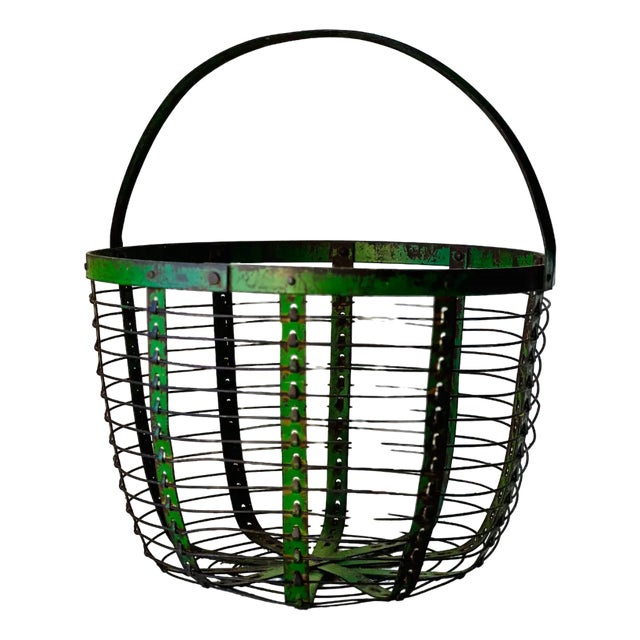 Mesh Wire Basket, 1960 For Sale