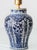 Delft Blue Ceramic Table Lamps with Persimmon Silk Shades from Boch Frères, 1960s, Set of 2 For Sale - Image 9 of 18