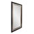 Wood Bertoia Oversized Mirror in a Wooden and Metal Frame For Sale - Image 7 of 11