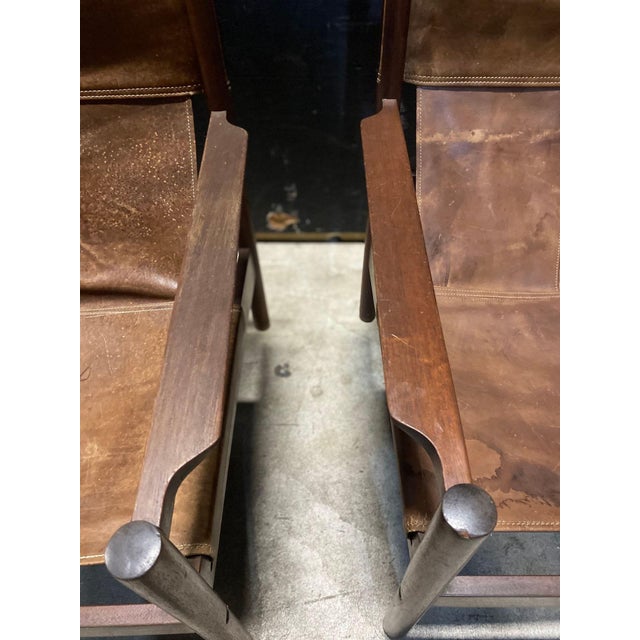 1960s A Pair of Roxinho Armchairs Designed by Michel Arnoult For Sale - Image 9 of 9