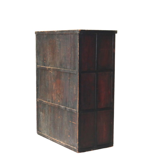 Chinese Chinese Hardwood Wedding Cabinet with Mirrors & Mother of Pearl Inlay, 19thC For Sale - Image 3 of 12