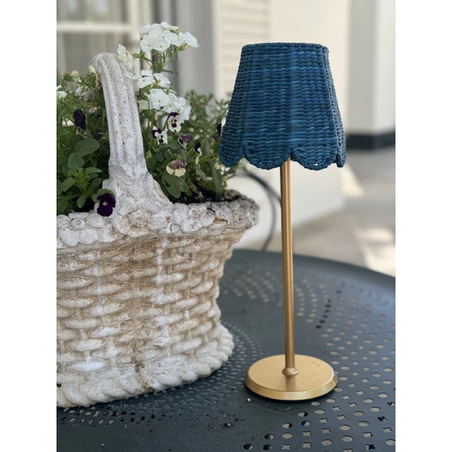 Introducing our collection of shade covers for rechargeable, cordless lamps. Available in a small size, this handwoven...