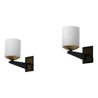 Mid-Century Modern Italian Wall Sconces, 1950s, Set of 2 For Sale
