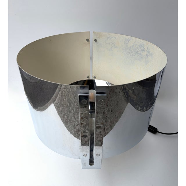 Pair of Lamps Metal by Paolo Caliari for Linea T. Italy, 1970s For Sale - Image 10 of 17