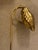 1970s Vintage Italian Leaf Brass Wall Lamp by Tommaso Barbi, 1970s Marked Chapman For Sale - Image 5 of 12