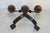 Vintage Brutalist Mid-Century Wrought Iron Candelabra For Sale - Image 9 of 10