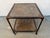Metal Late 20th Century Rustic Industrial Two-Tier Metal Accent Table For Sale - Image 7 of 15