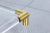 Metal Vintage Italian Modernist Lucite and Brass Coffee Table, 1970s For Sale - Image 7 of 12