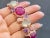 Bochic "Capri" Vintage Amethyst & Multi Color Sapphires Cuff Set In 18K & Silver For Sale - Image 16 of 18