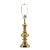 Turned Finial Shape Solid Brass Table Lamp For Sale