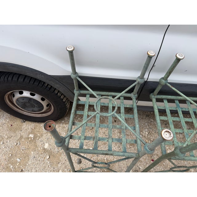 Late 20th Century Set of 4 Mario Papperzini for Salterini Style Garden Chairs For Sale - Image 13 of 16