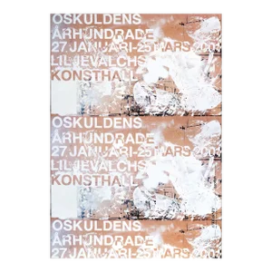 2001 Swedish Exhibition Poster - Oksuldens Århundrade, V\intage Typography