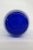 Indiana Glass Style Cobalt Blue Optic Swirl Hand Blown Vase For Sale - Image 11 of 12