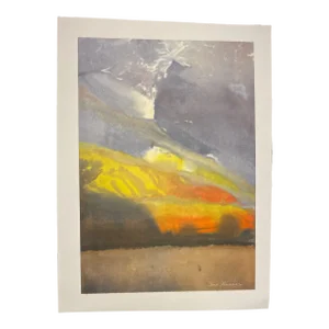 Late 20th Century Watercolor Painting by John Kokkinos