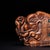 Vintage Chinese Boxwood Carved Beast Head Pillow With Gem Inlay - 750g For Sale - Image 9 of 9
