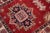 Tribal Boho Chic Super Kazak Owen Red/Beige Wool Runner Rug- 2'9'' X 9'8'' For Sale - Image 3 of 10