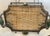 Vintage Wicker Tray Table on Stand Attributed to Maitland Smith For Sale - Image 11 of 13