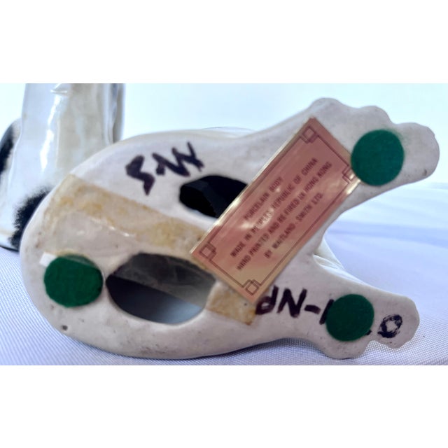 Vintage Maitland-Smith Hand-Painted Porcelain Whippet Figurines - A Pair For Sale - Image 12 of 18