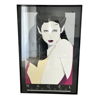 Patrick Nagel, The Book, 1980s, Print, Framed For Sale