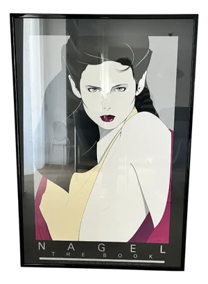 Patrick Nagel, The Book, 1980s, Print, Framed