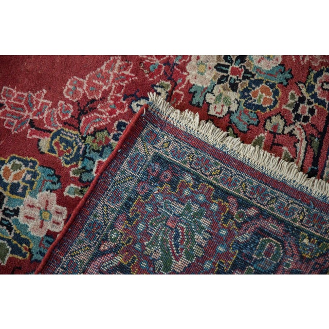 1950s Vintage Arak Carpet 9'2" X 12' For Sale - Image 5 of 15