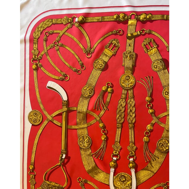 HERMÈS GAUCHO Silk Scarf designed by Latham Caty 2000 For Sale In New York - Image 6 of 11