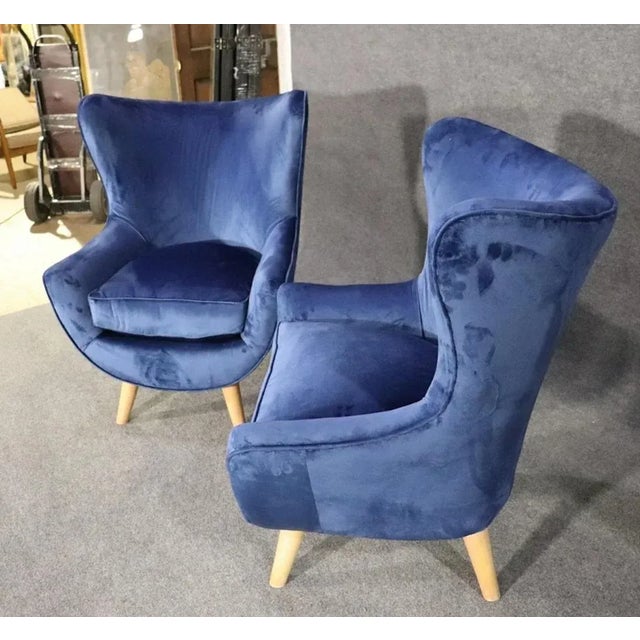 Mid 20th Century Mid-Century Style Armchairs - 2 Pieces For Sale - Image 4 of 9