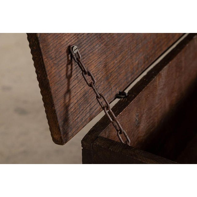 17th Century English Oak Coffer, 1690 For Sale - Image 14 of 15