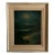 Vintage Mid Century Impressionist Nocturnal Moonlight Seascape Oil Painting in Linen & Wood Frame For Sale
