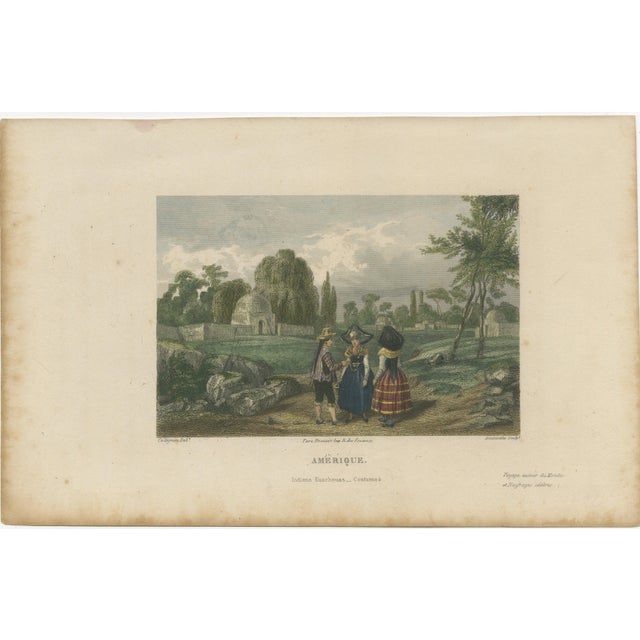 Mandarou, Quechua Indigenous Costumes, 1843, Print For Sale - Image 3 of 10