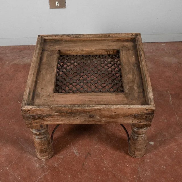 Antique Window Grill Coffee Table For Sale - Image 9 of 18