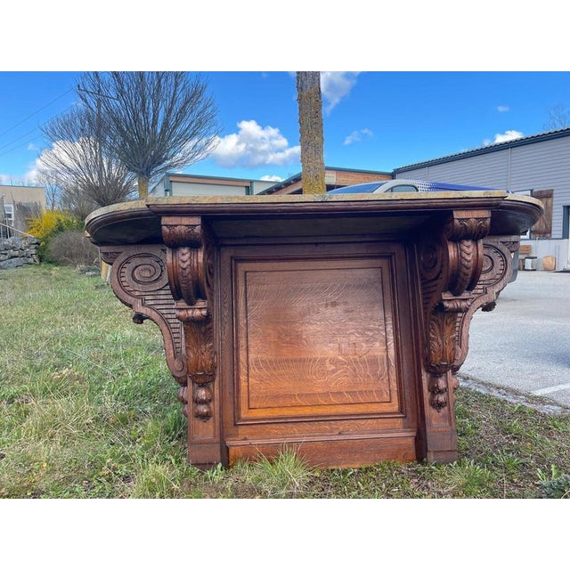 Large Historicism Console Pedestal For Sale - Image 17 of 17