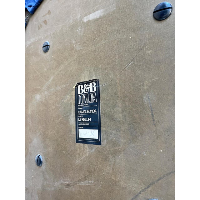 Cobalt Blue Modular Sofa by Mario Bellini for B & B Italia For Sale - Image 16 of 16