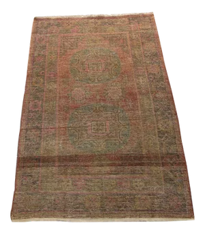 Antique Uzbek Samarkand Tribal Rug 7'7'' X 4'3''