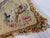 French Aubusson Style Tapestry Pillow with Silk Velvet Backing For Sale - Image 9 of 15