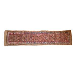 Antique Camel Hair Serab Rug Runner - 2'11" x 12'7"