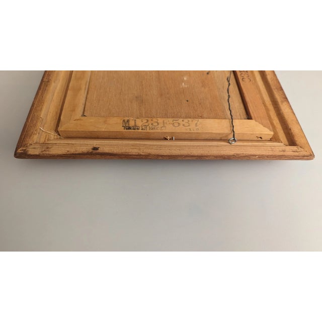 Vintage Original Oil Painting Harbor Scene With Lighthouse. Signed by Max Savy For Sale - Image 14 of 14