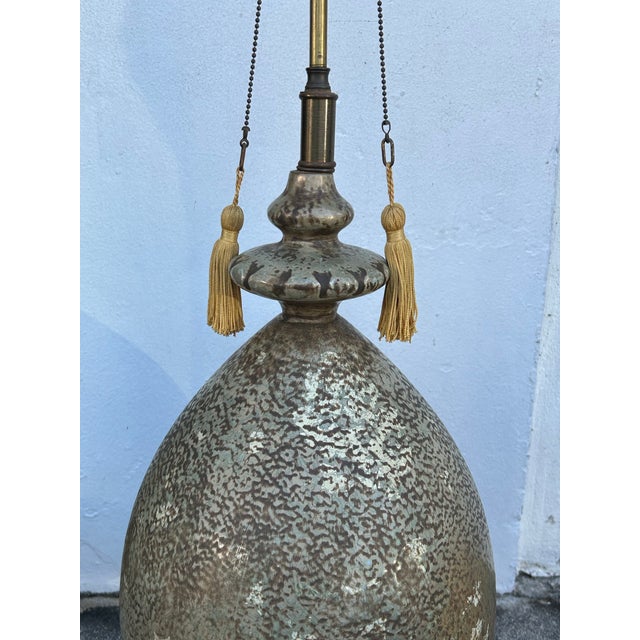 Mid-Century Modern Large Vintage Italian Modern Form Table Lamp. For Sale - Image 3 of 4