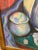 1990s Large Signed Teapot Still Life Painting by Linda Smith For Sale In New York - Image 6 of 13