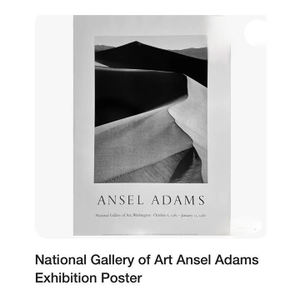 4) National Gallery of Art Exhibition Poster 1985/86 … Ansel Adams