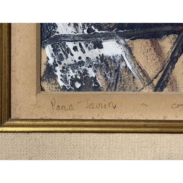 Gino Hollander, Malaga Stage, 1986, Acrylic on Cardboard, Framed For Sale - Image 6 of 10