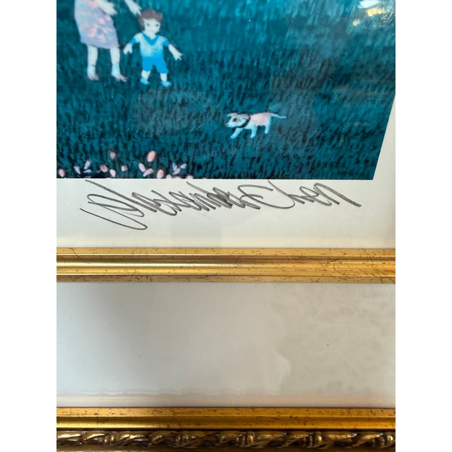 Realism Alexander Chen Windmill at Golden Gate Park Original Artwork, Signed For Sale - Image 3 of 12