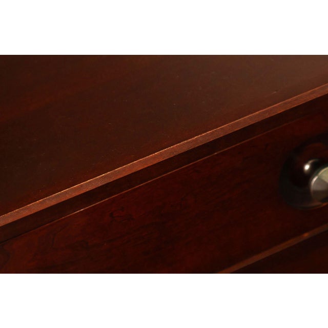 Stickley Edinburgh Collection Pair Of Cherry Nightstands For Sale - Image 10 of 18